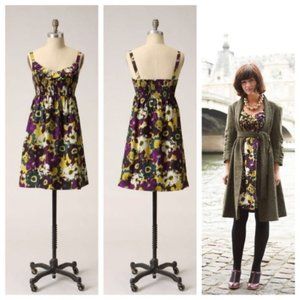 Anthropologie Maeve brand Giverny 100% silk dress. Small